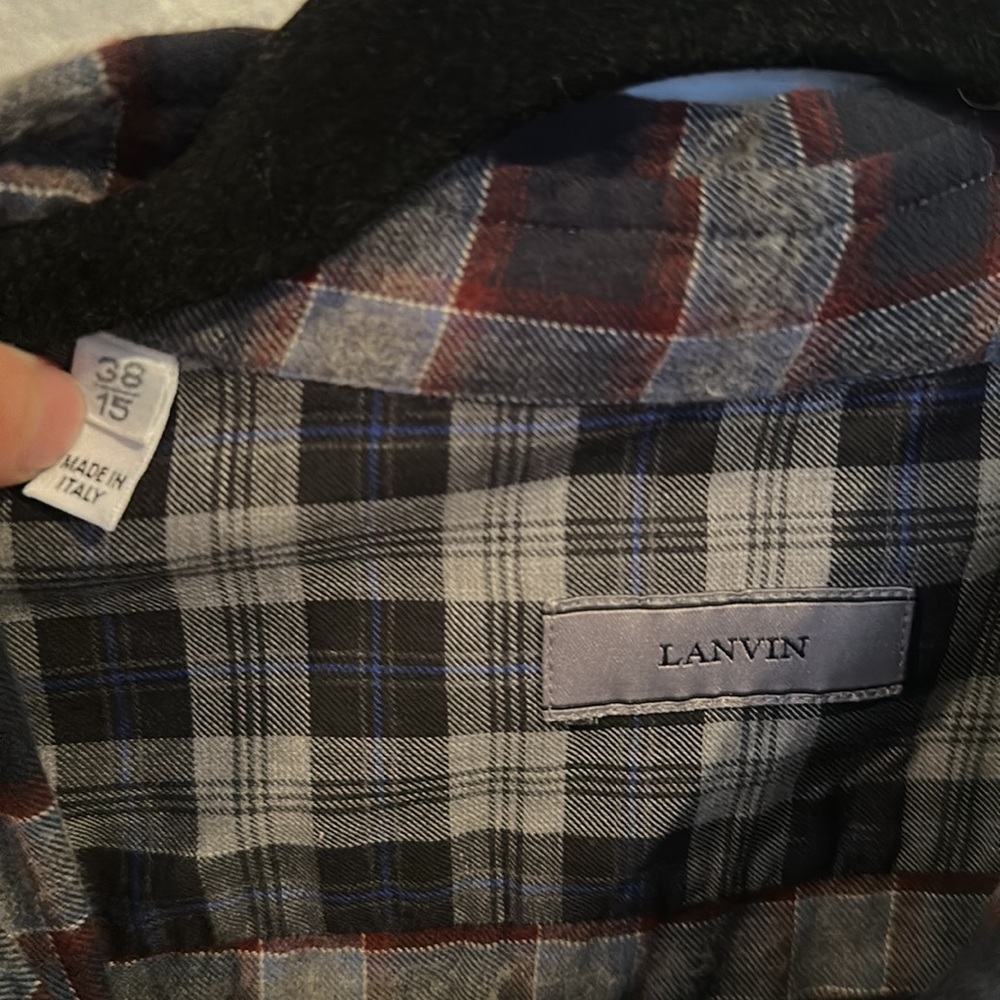 Lanvin Runway Patchwork Longsleeve Button Down - image 2